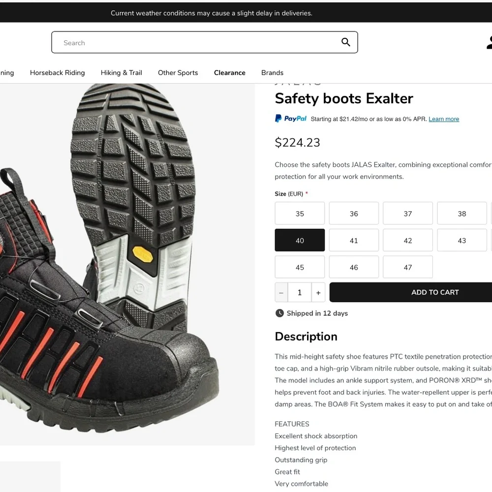 JALAS 9985 SAFETY BOOTS EXALTER - Picture 2 of 16